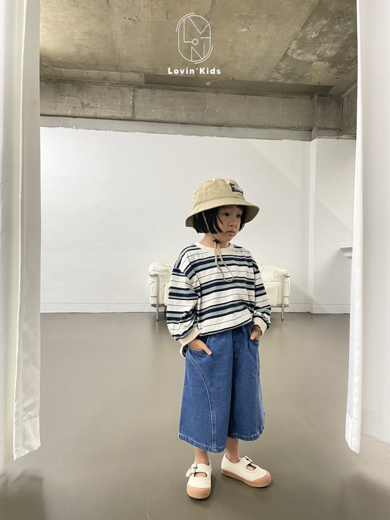 Lovin - Korean Baby Fashion - #babyboutique - Bermuda Denim Pants - 5