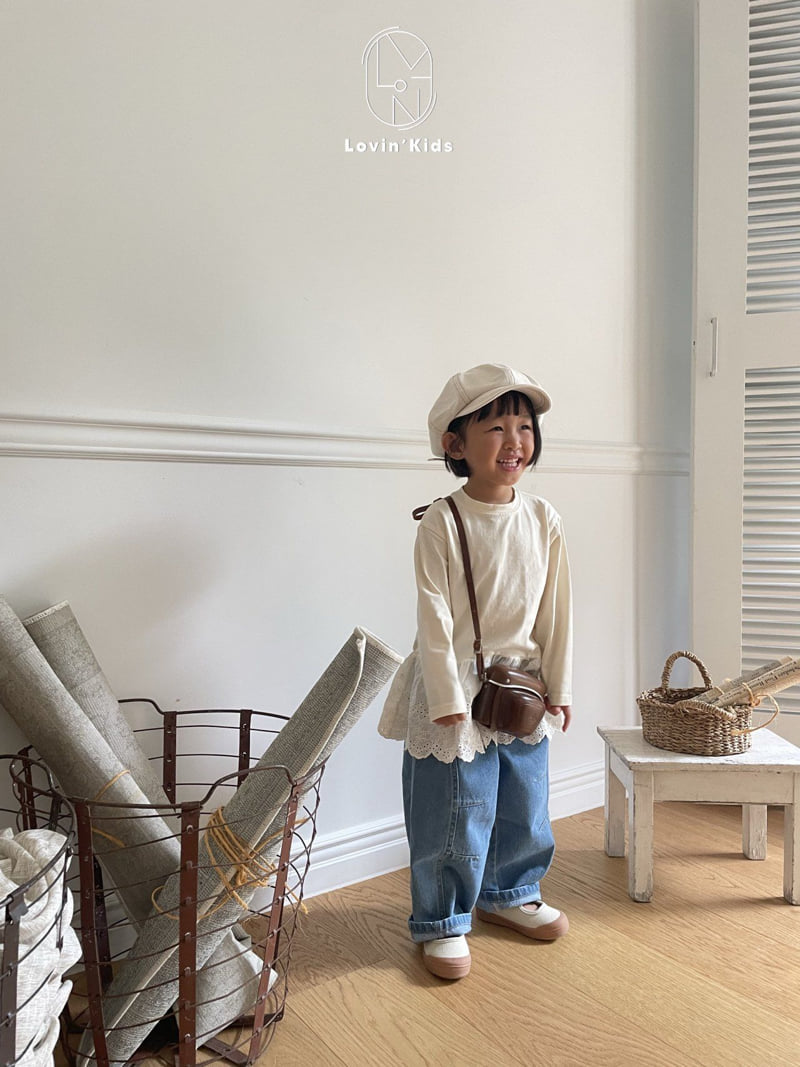 Lovin - Korean Baby Fashion - #babyboutique - Fly Cut Dart Denim Pants - 12