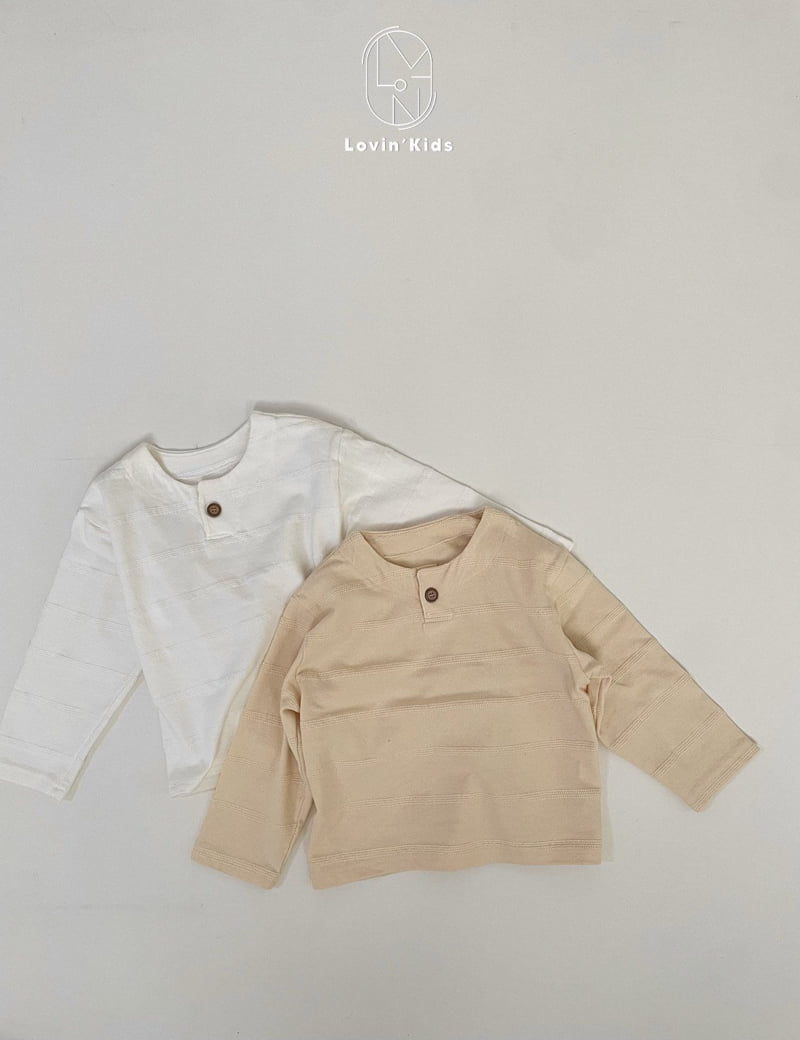 Lovin - Korean Baby Fashion - #babyfashion - One-button Tee - 10
