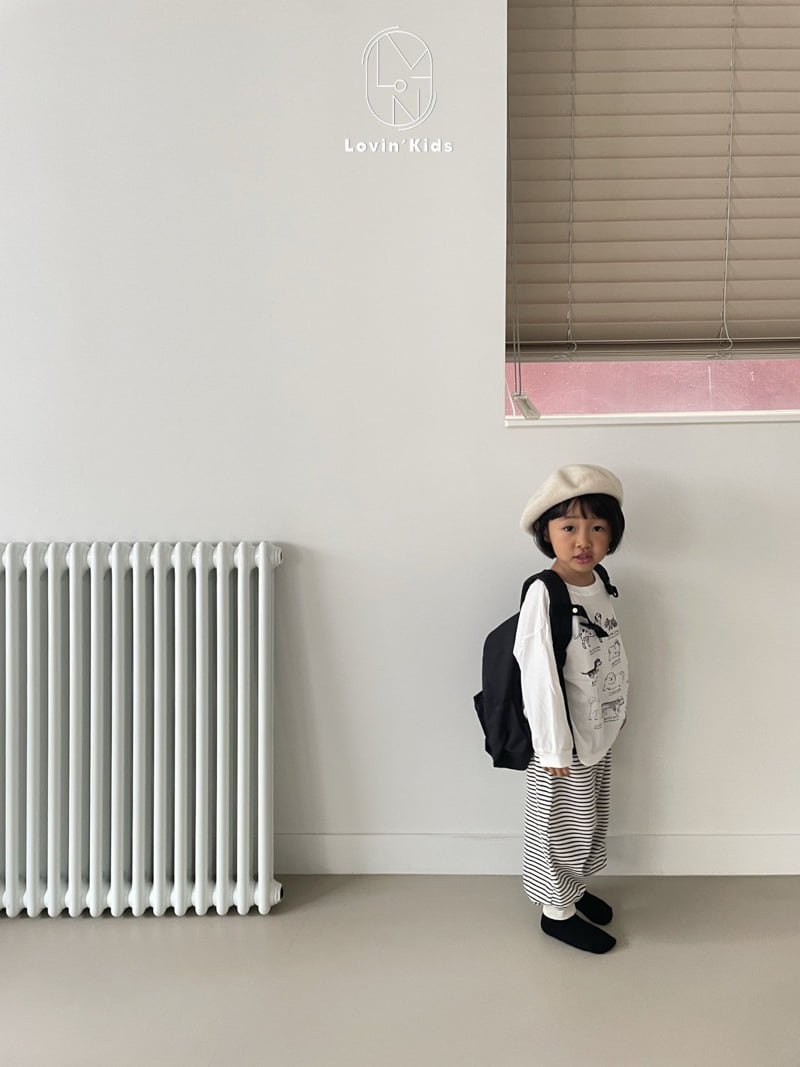 Lovin - Korean Baby Fashion - #babyfashion - Daily Stripe Jogger Pants - 9