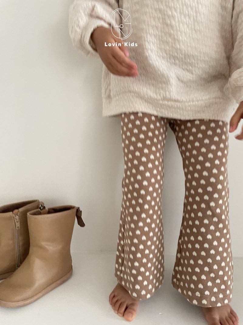 Lovin - Korean Baby Fashion - #babyclothing - 25 Heart Bootcut Pants - 4