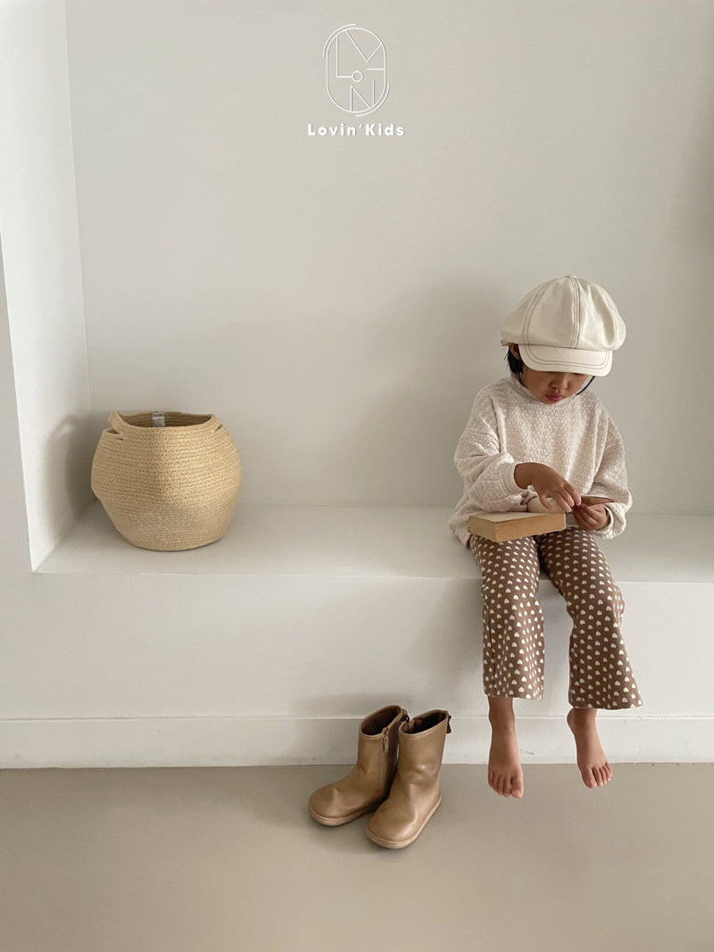 Lovin - Korean Baby Fashion - #babyfever - 25 Heart Bootcut Pants - 5