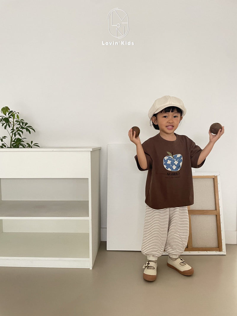 Lovin - Korean Baby Fashion - #babygirlfashion - Daily Stripe Jogger Pants - 11