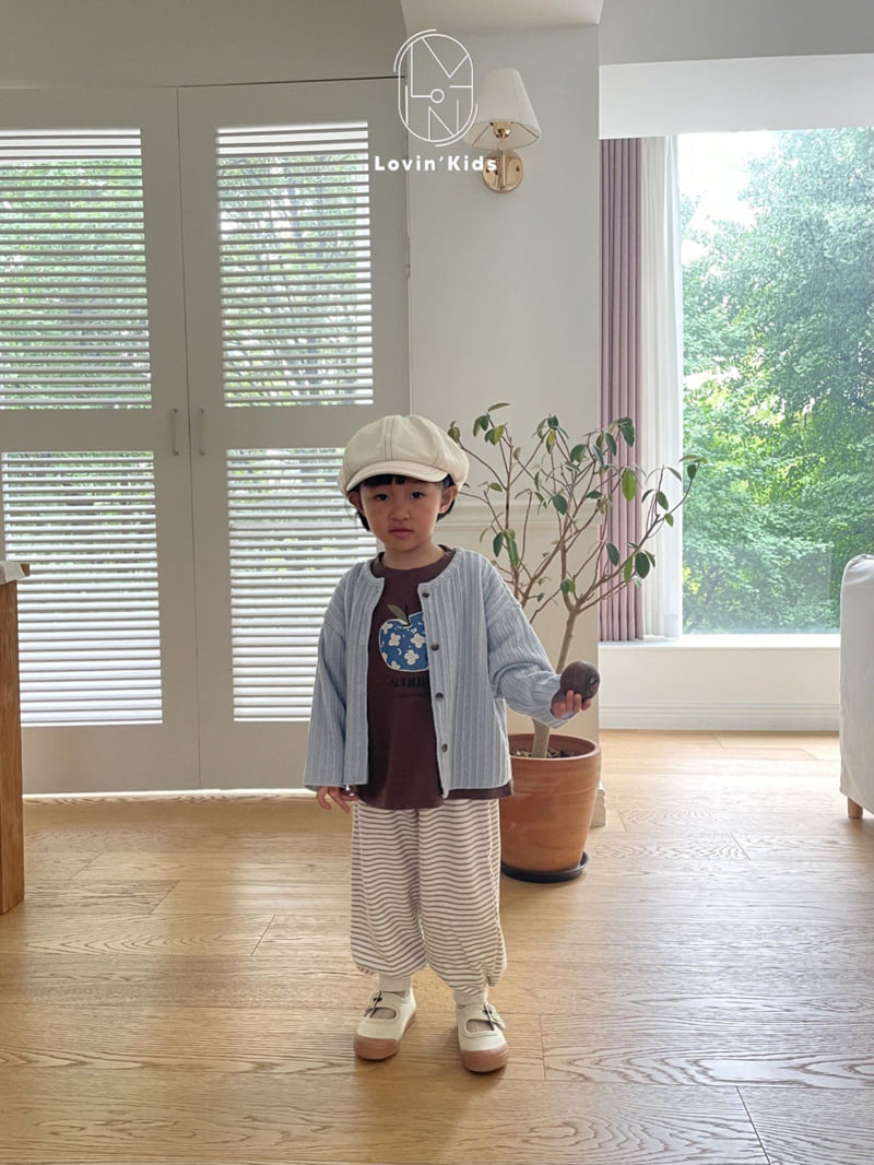 Lovin - Korean Baby Fashion - #babylifestyle - Daily Stripe Jogger Pants - 12
