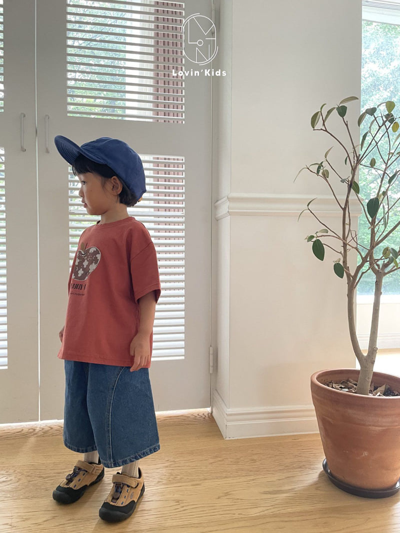 Lovin - Korean Baby Fashion - #babyoninstagram - Bermuda Denim Pants - 12