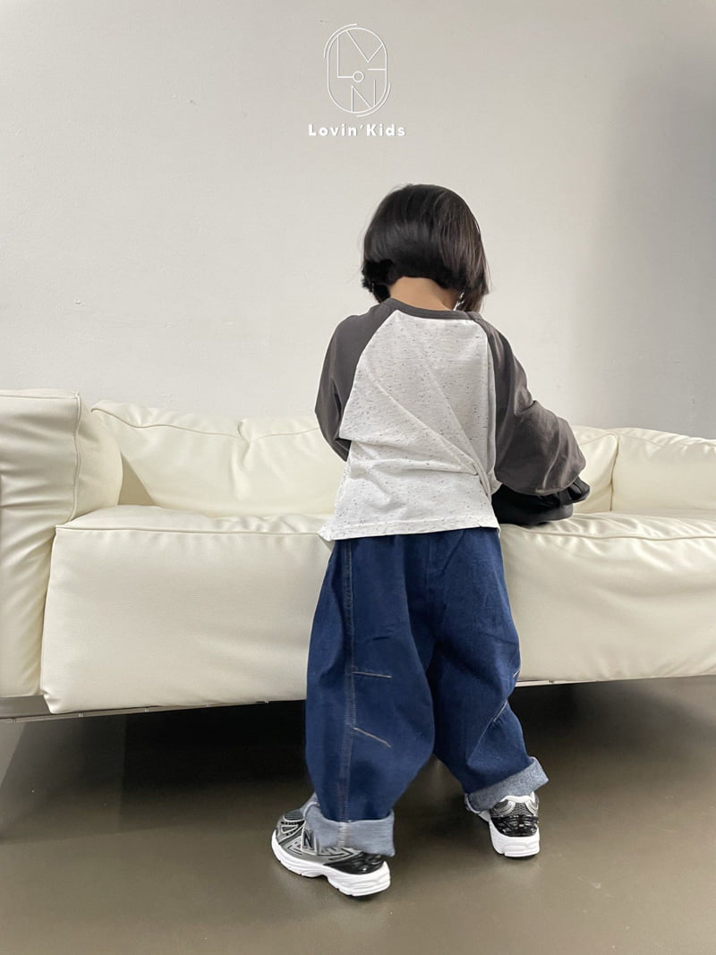 Lovin - Korean Baby Fashion - #babylifestyle - Fly Cut Dart Denim Pants - 4