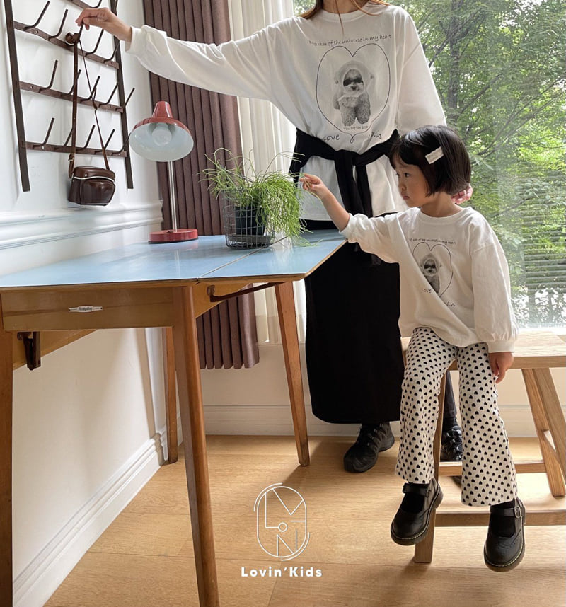 Lovin - Korean Baby Fashion - #babyoutfit - 25 Heart Bootcut Pants - 10
