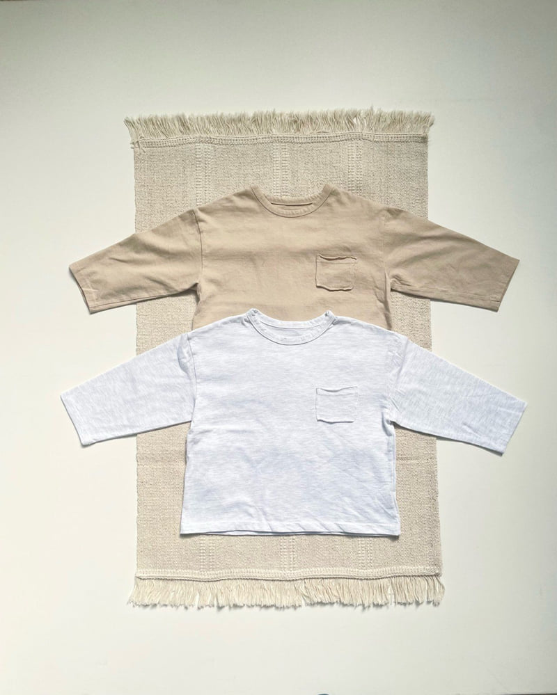 Lovin - Korean Baby Fashion - #onlinebabyboutique - Zero Pocket Tee