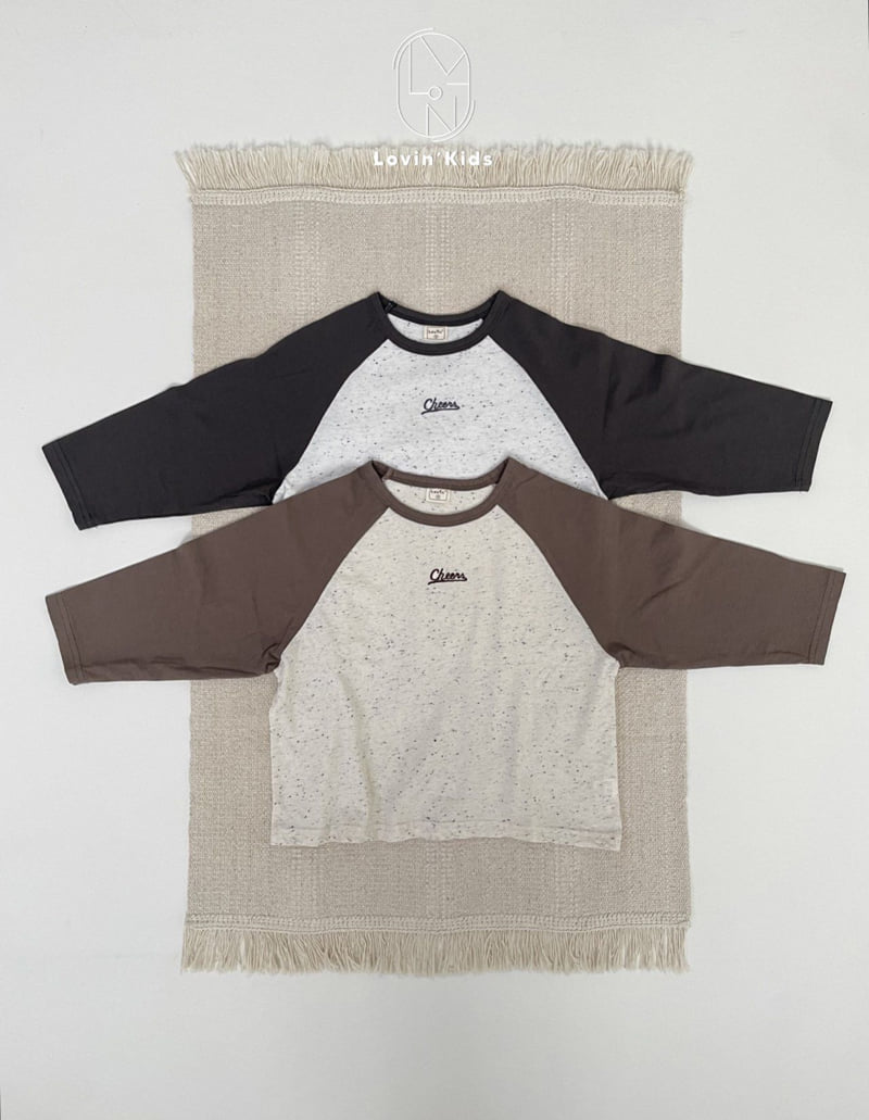 Lovin - Korean Baby Fashion - #onlinebabyboutique - Cheers Raglan Tee - 10