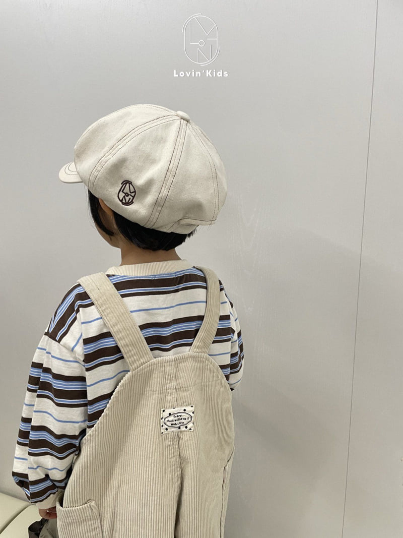Lovin - Korean Baby Fashion - #onlinebabyboutique - Corduroy Overall Shorts - 8
