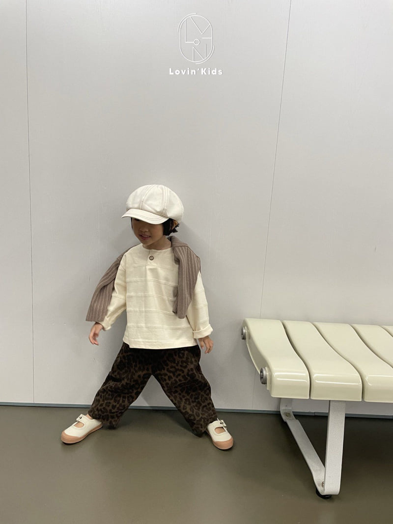 Lovin - Korean Baby Fashion - #onlinebabyshop - One-button Tee - 5