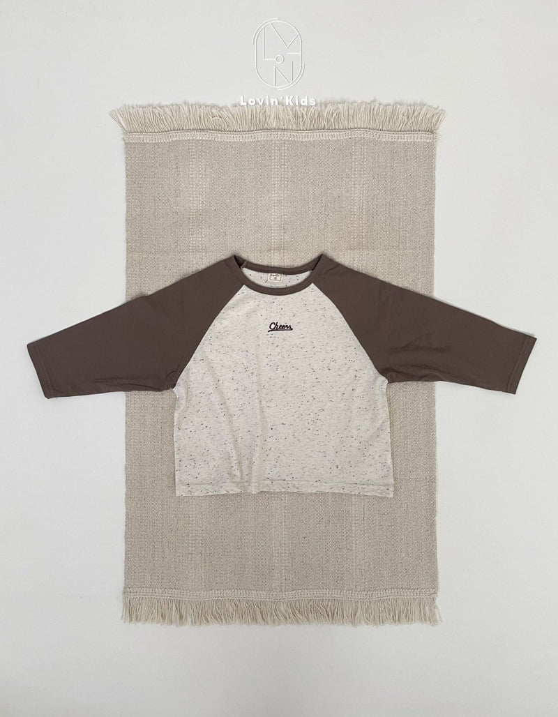 Lovin - Korean Baby Fashion - #onlinebabyshop - Cheers Raglan Tee - 11