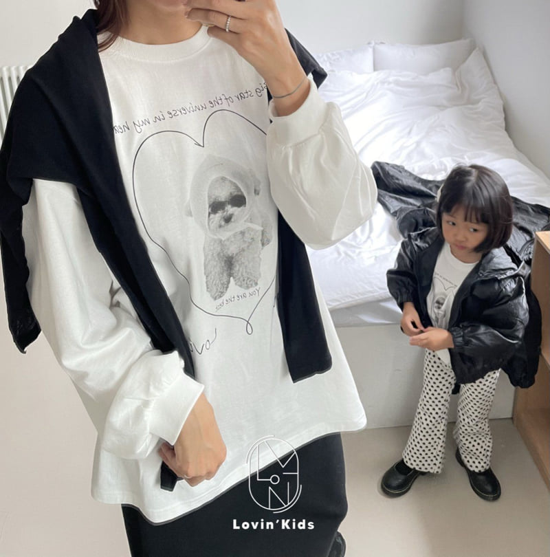 Lovin - Korean Women Fashion - #restrostyle - Dog Bandana Tee (Adult) - 9