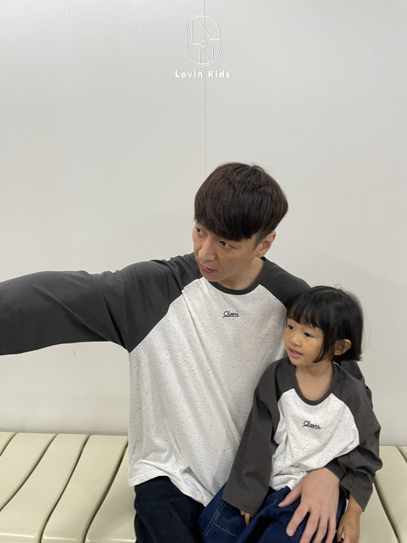 Lovin - Korean Women Fashion - #thelittlethings - Cheers Raglan Tee (Adult) - 3