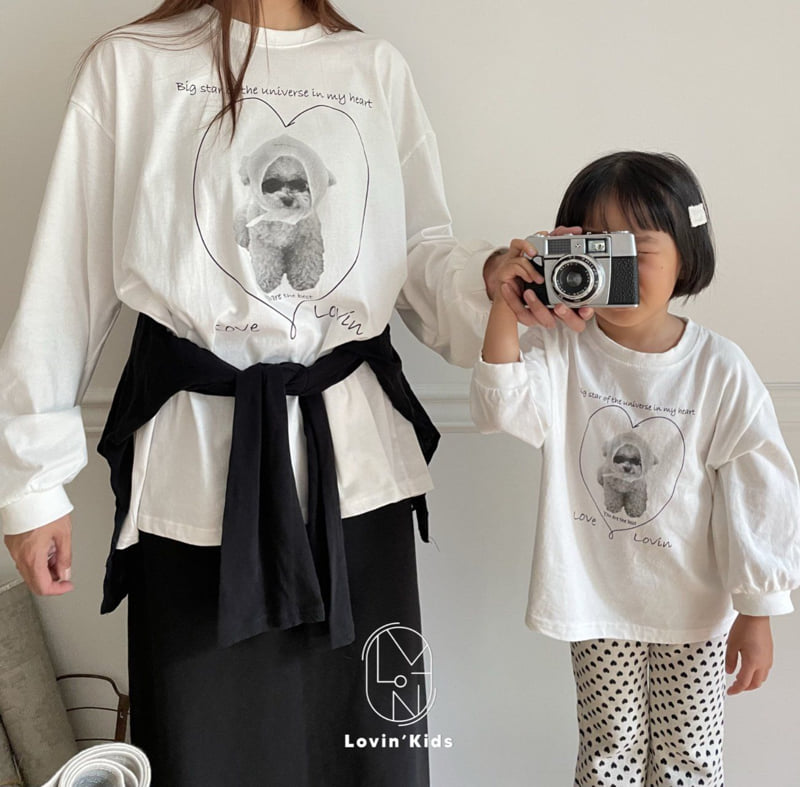 Lovin - Korean Women Fashion - #womensfashion - Dog Bandana Tee (Adult)