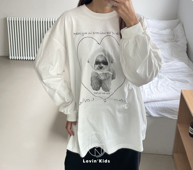 Lovin - Korean Women Fashion - #womensfashion - Dog Bandana Tee (Adult) - 5