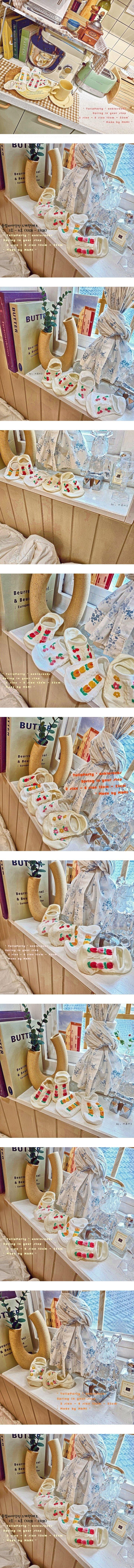 M & Mi - Korean Baby Fashion - #onlinebabyshop - Tulip Party Socks