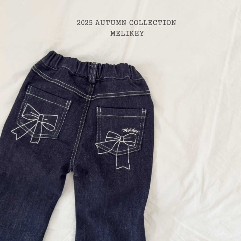 Melikey - Korean Children Fashion - #Kfashion4kids - Poly Ribbon Bootcut Pants - 2