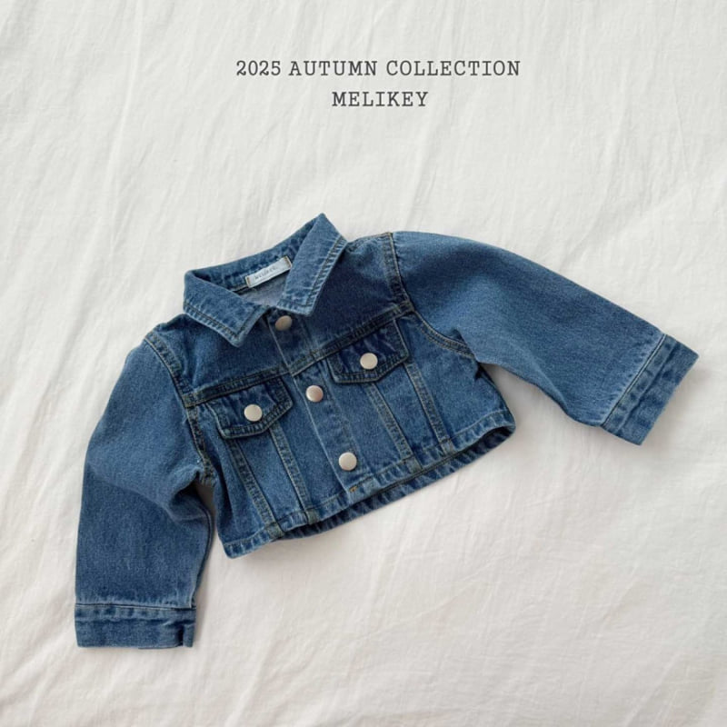 Melikey - Korean Children Fashion - #Kfashion4kids - Denim Short Jacket - 3