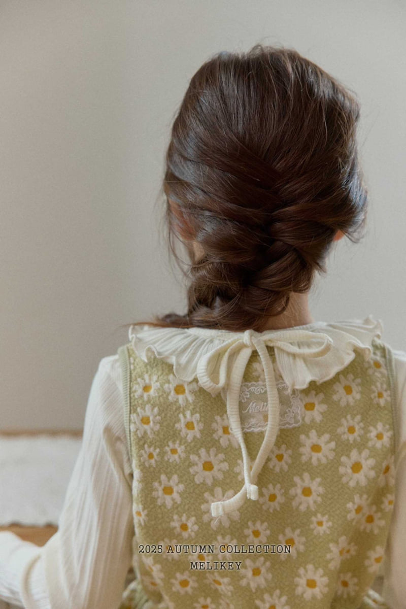Melikey - Korean Children Fashion - #childofig - Big Daisy Vest - 4