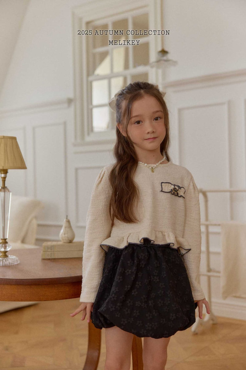 Melikey - Korean Children Fashion - #stylishchildhood - Jacquard Pumpkin Skirt - 4