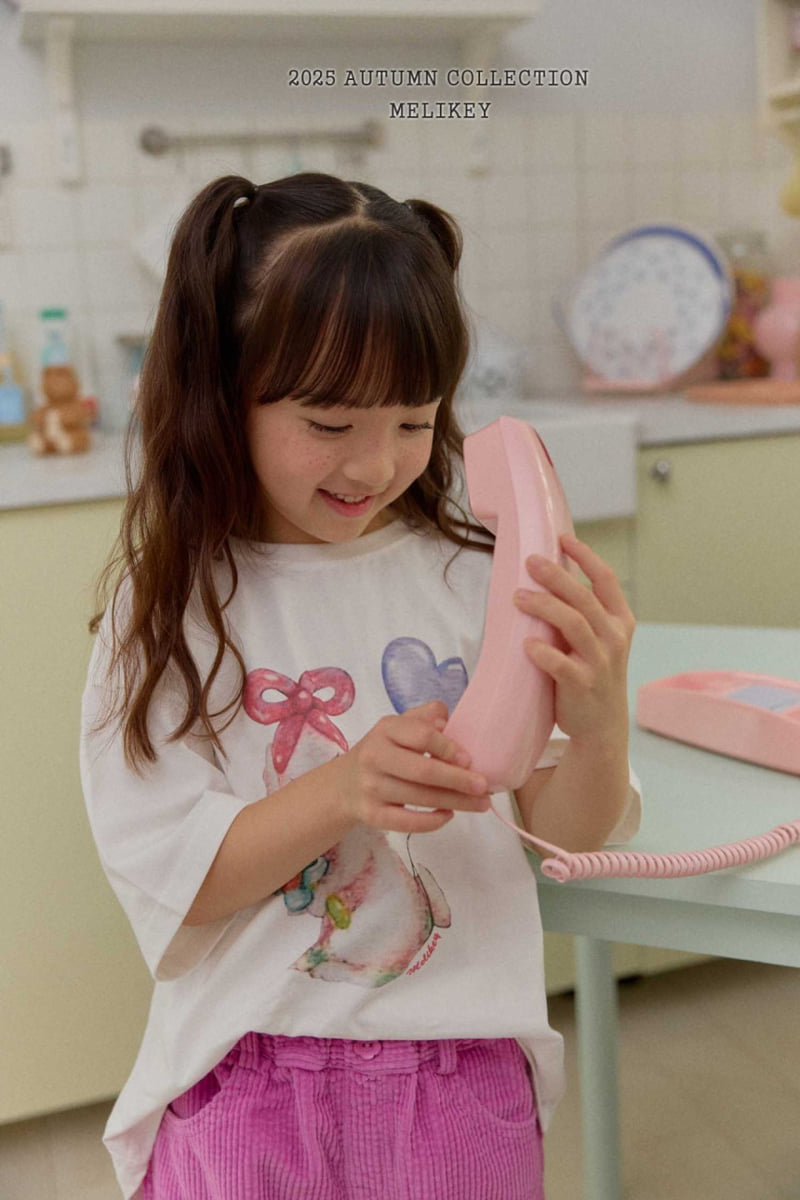 Melikey - Korean Children Fashion - #childrensboutique - Balloon Rabbit Tee - 10