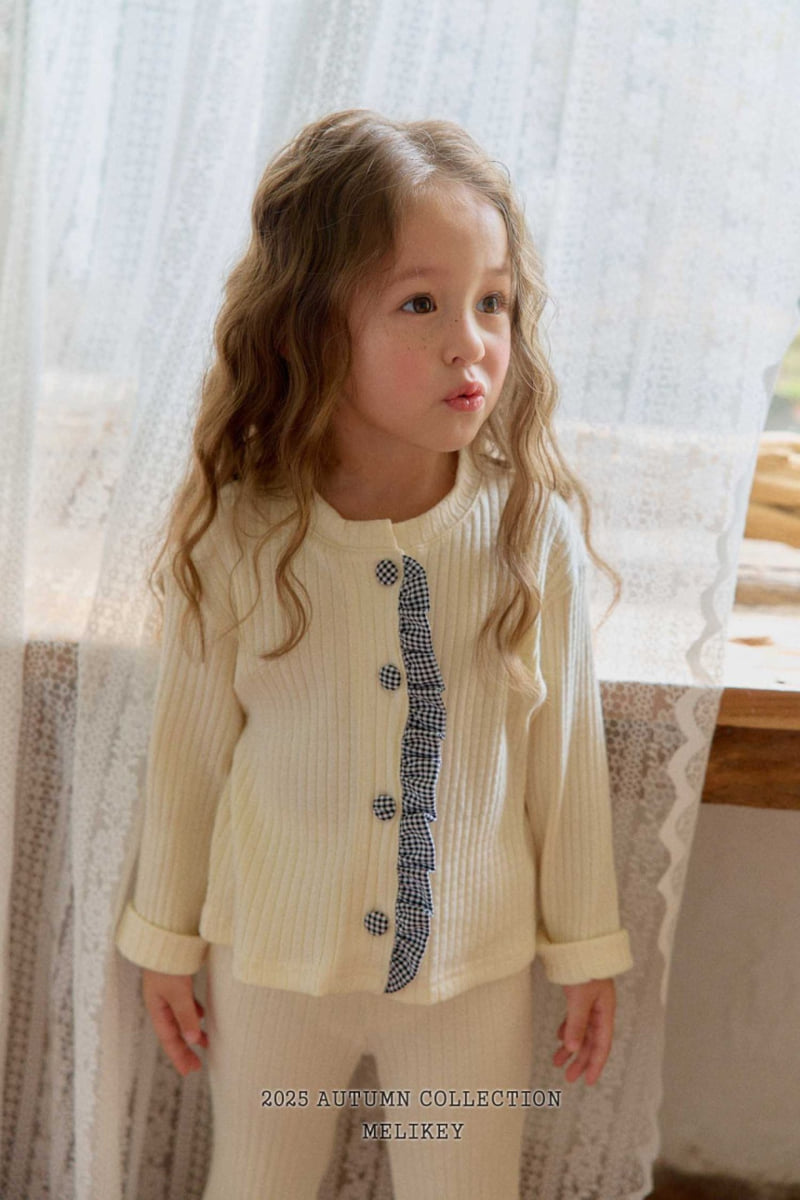 Melikey - Korean Children Fashion - #childrensboutique - Point Button Cardigan - 7