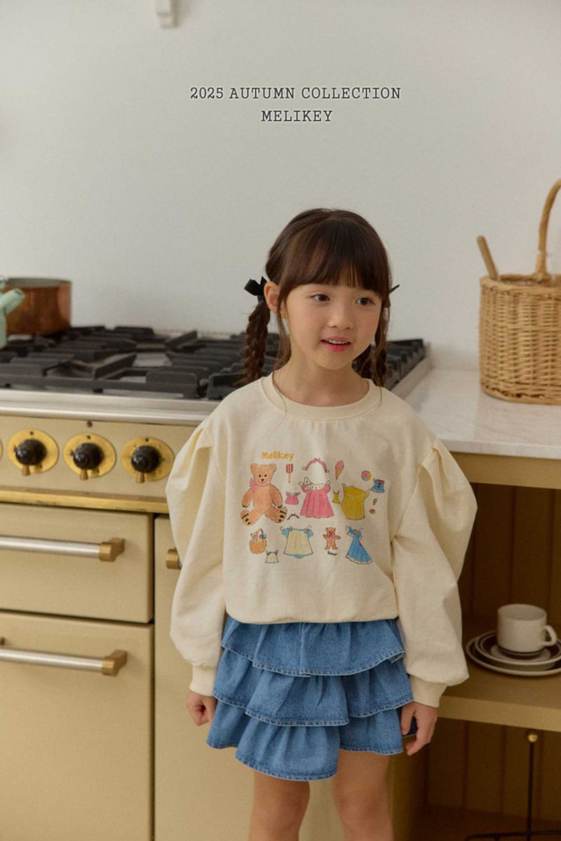 Melikey - Korean Children Fashion - #childrensboutique - Ellie Denim Tiered Skirt - 12