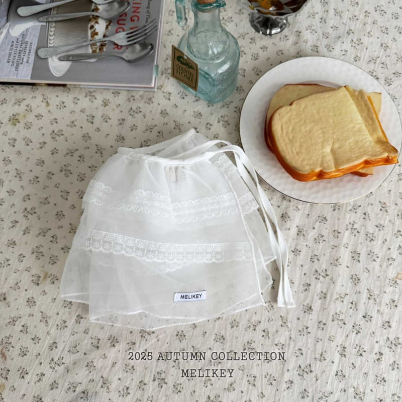 Melikey - Korean Children Fashion - #childrensboutique - Lace Apron - 2