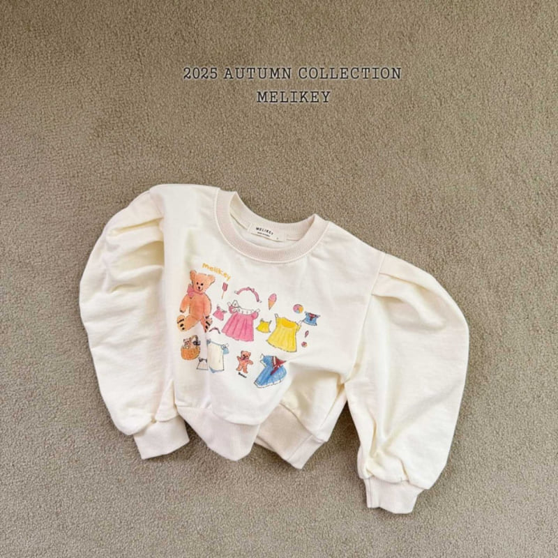 Melikey - Korean Children Fashion - #designkidswear - Doll Play Sweatshirt - 2