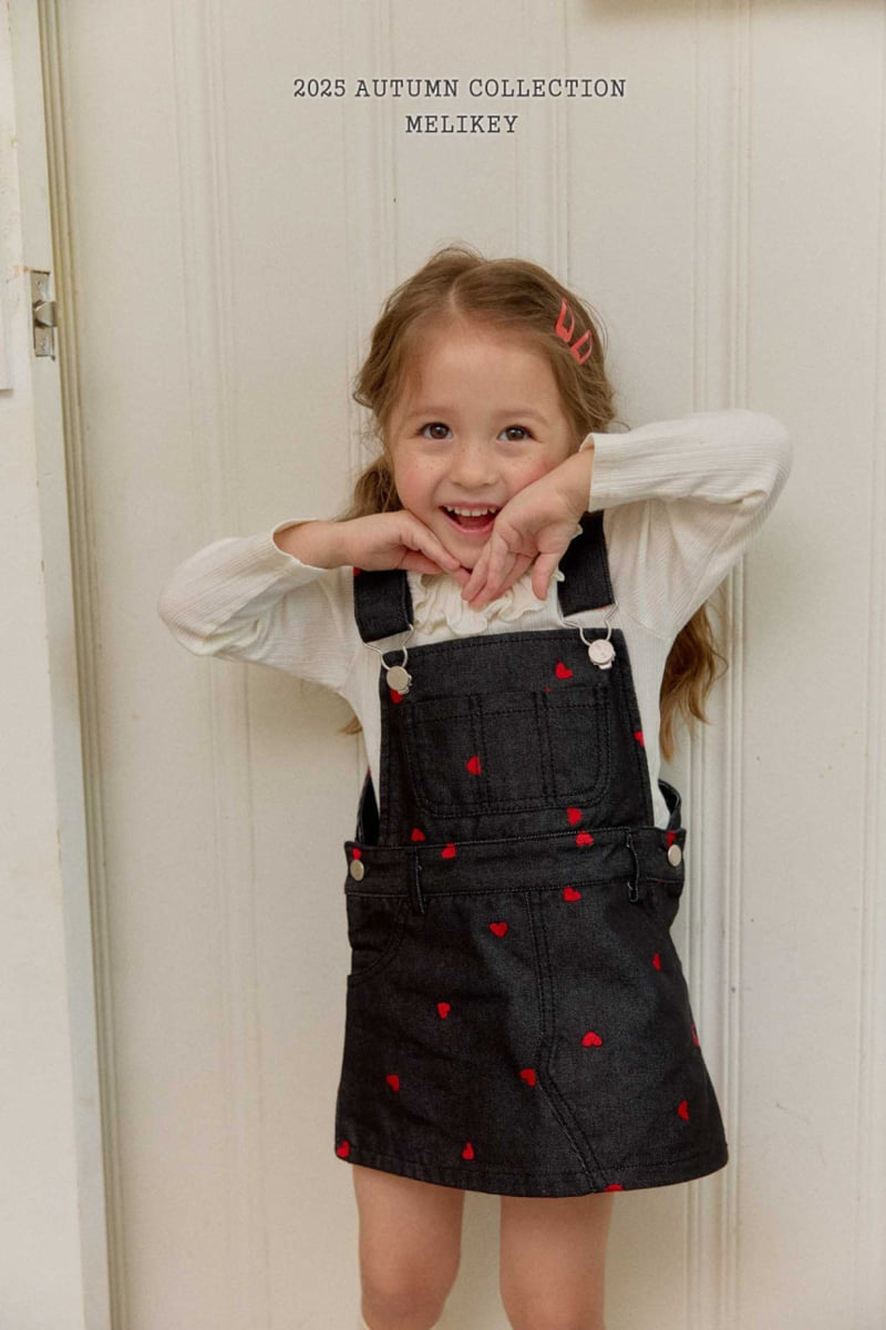 Melikey - Korean Children Fashion - #childrensboutique - Lovely Suspender Skirt - 4