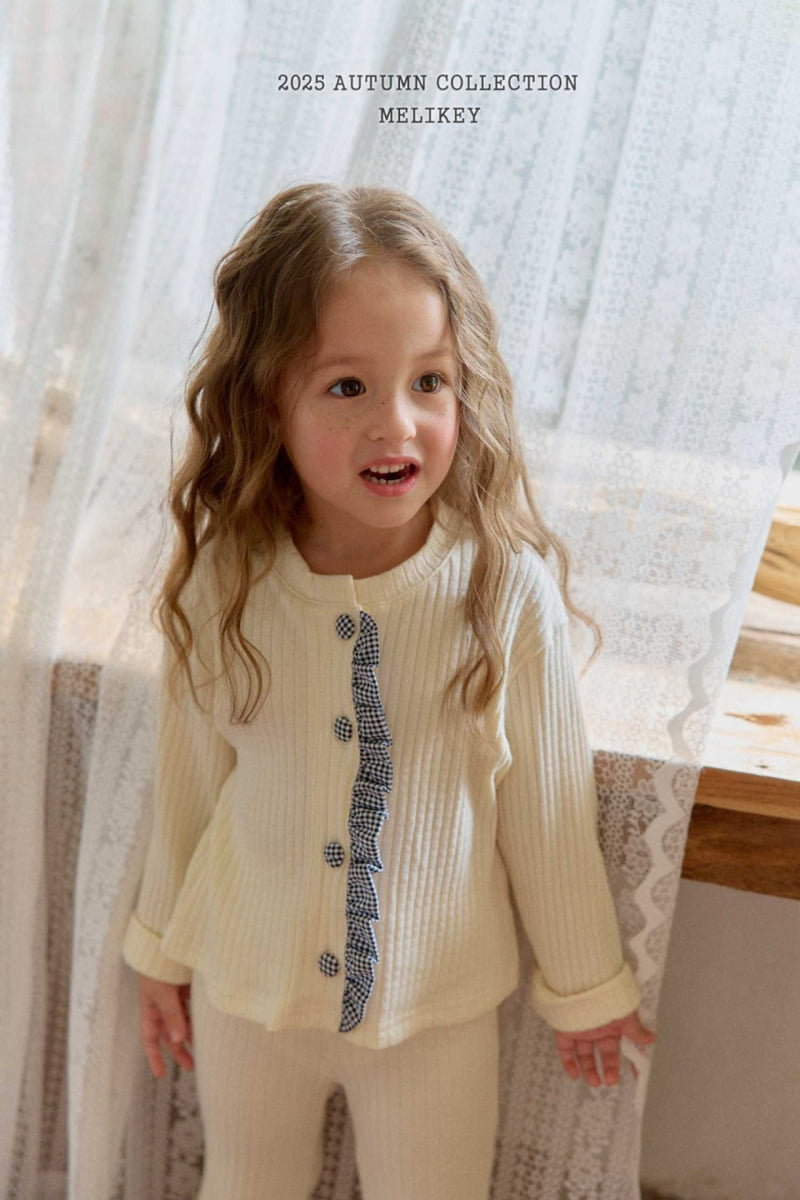 Melikey - Korean Children Fashion - #designkidswear - Point Button Cardigan - 8