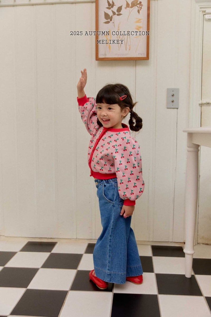 Melikey - Korean Children Fashion - #discoveringself - Two Ribbon Denim Pants - 5