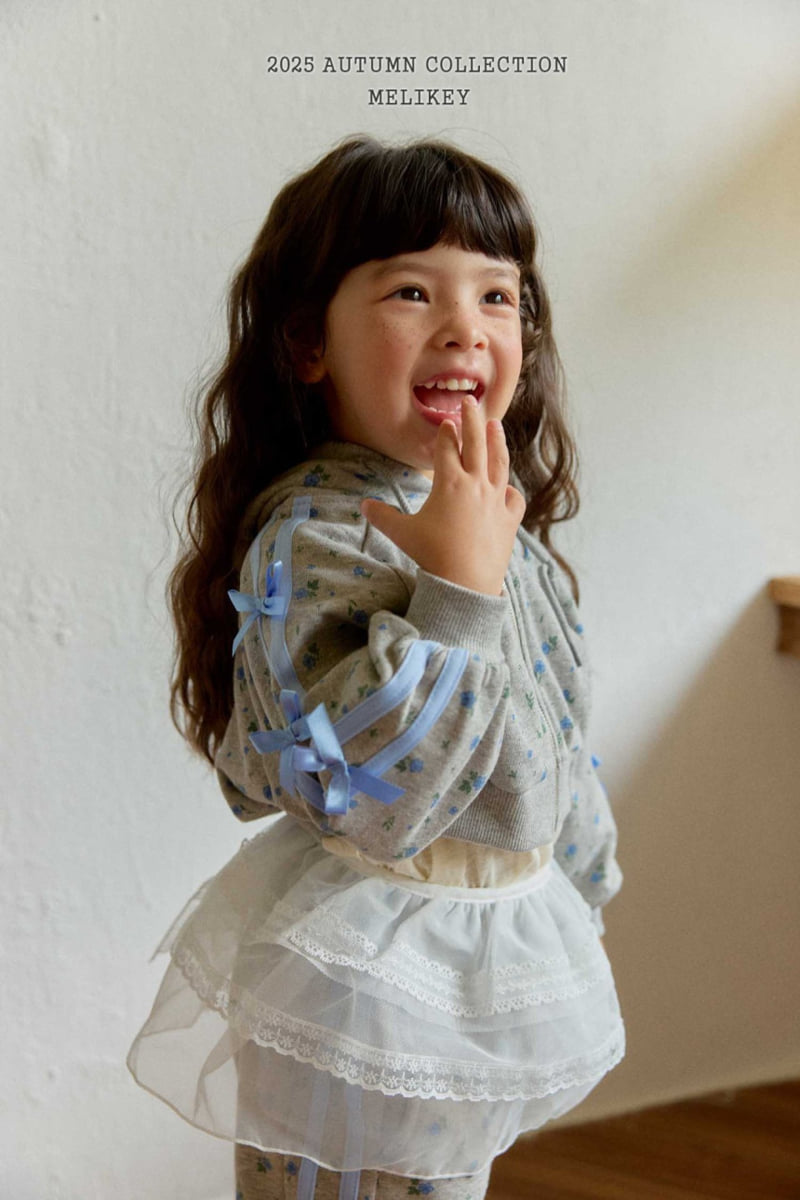Melikey - Korean Children Fashion - #discoveringself - Floral Ribbon Hooded Jumper - 9
