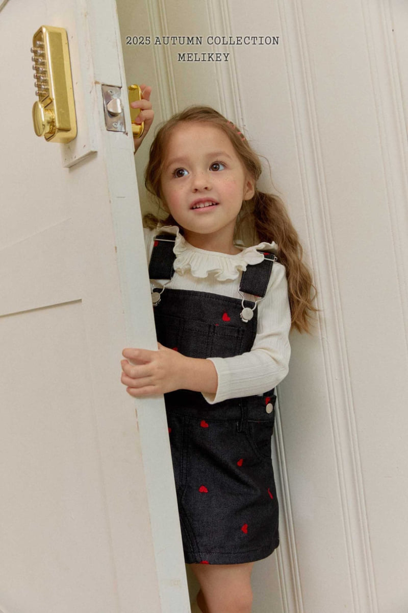 Melikey - Korean Children Fashion - #discoveringself - Lovely Suspender Skirt - 5