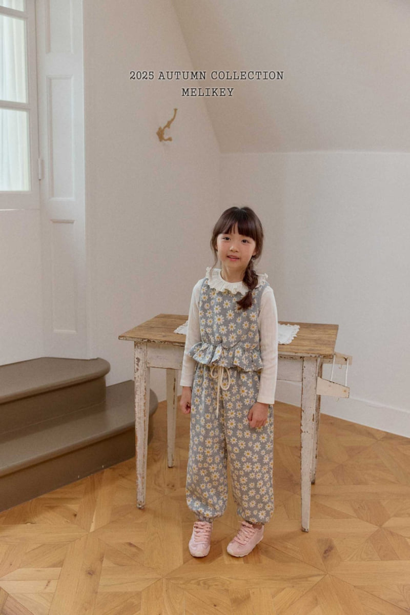 Melikey - Korean Children Fashion - #fashionkids - Daisy Jogger Pants - 7