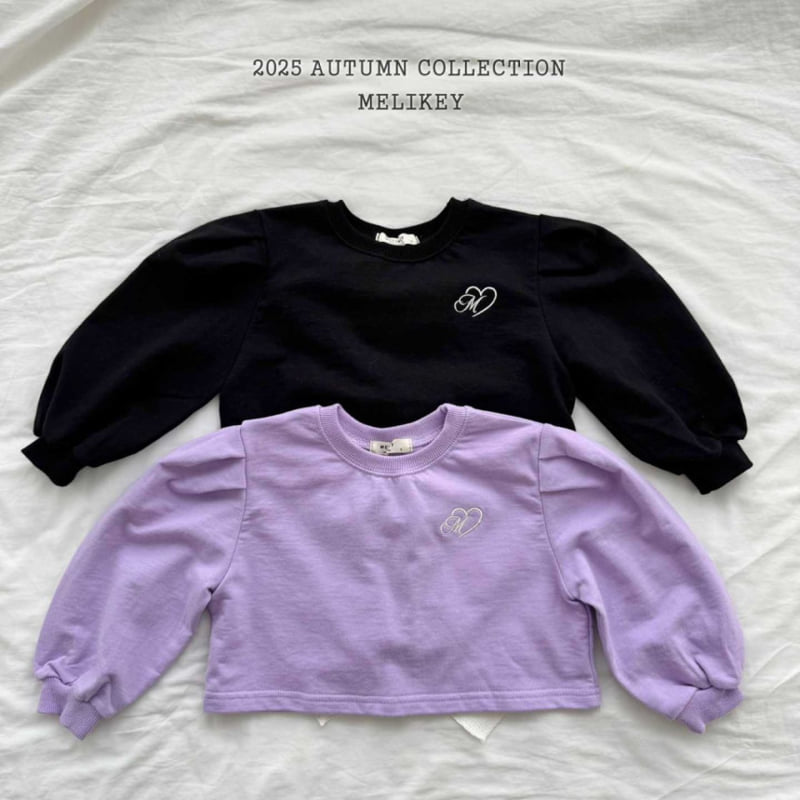 Melikey - Korean Children Fashion - #kidsshorts - Back Open Ribbon Sweatshirt - 3