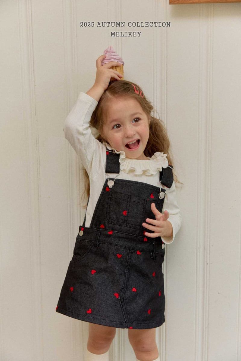 Melikey - Korean Children Fashion - #kidsshorts - Lovely Suspender Skirt - 7
