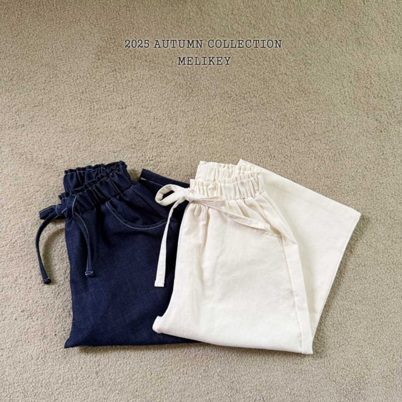 Melikey - Korean Children Fashion - #kidsshorts - Banding Wild Pants - 3