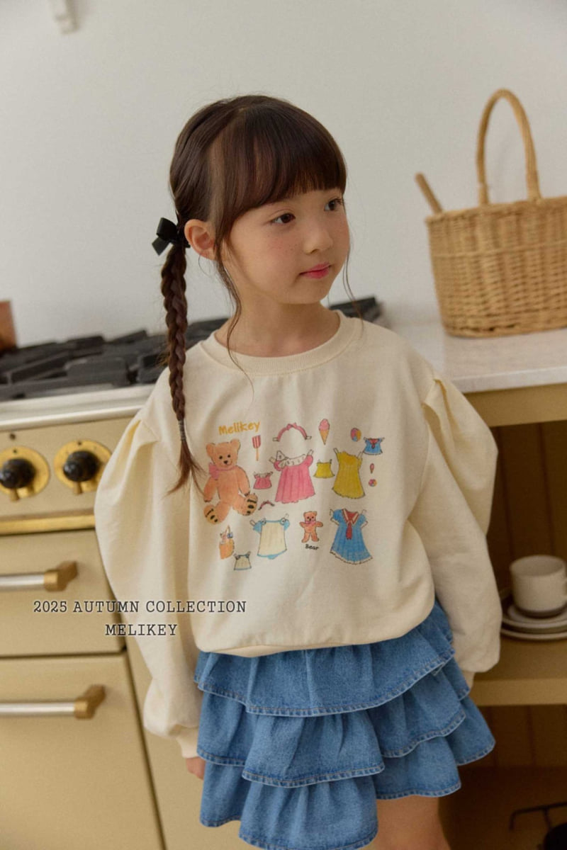 Melikey - Korean Children Fashion - #kidsstore - Doll Play Sweatshirt - 6