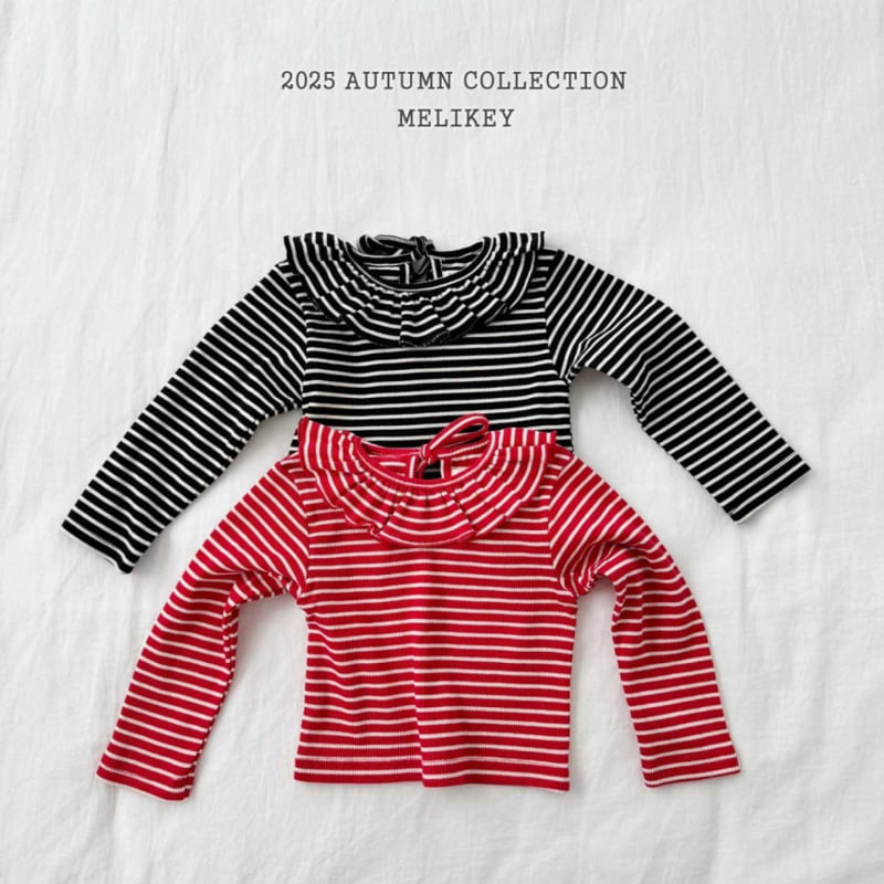 Melikey - Korean Children Fashion - #kidsstore - Petit Frill Tee - 3