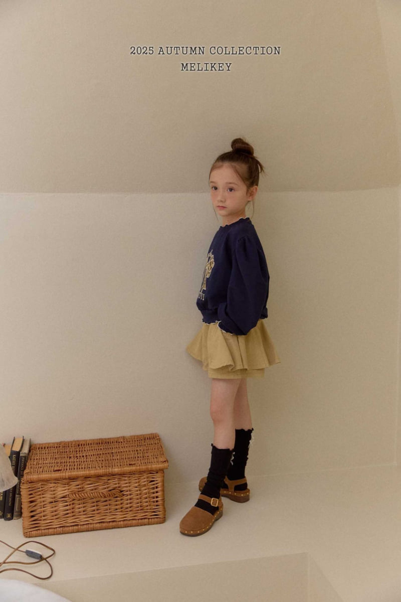 Melikey - Korean Children Fashion - #kidsstore - Leopard Ribbon Sweatshirt - 7