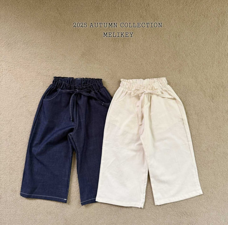 Melikey - Korean Children Fashion - #kidsshorts - Banding Wild Pants - 4