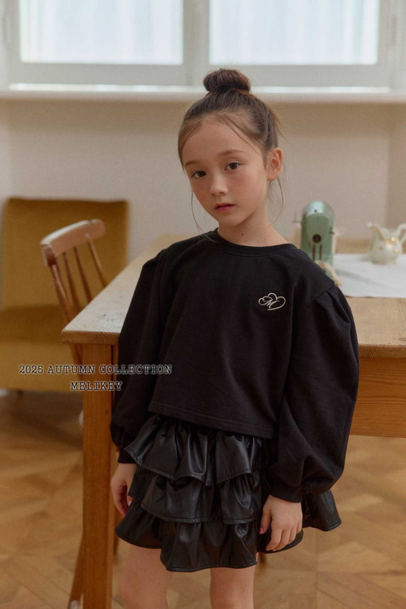 Melikey - Korean Children Fashion - #kidzfashiontrend - Back Open Ribbon Sweatshirt - 5