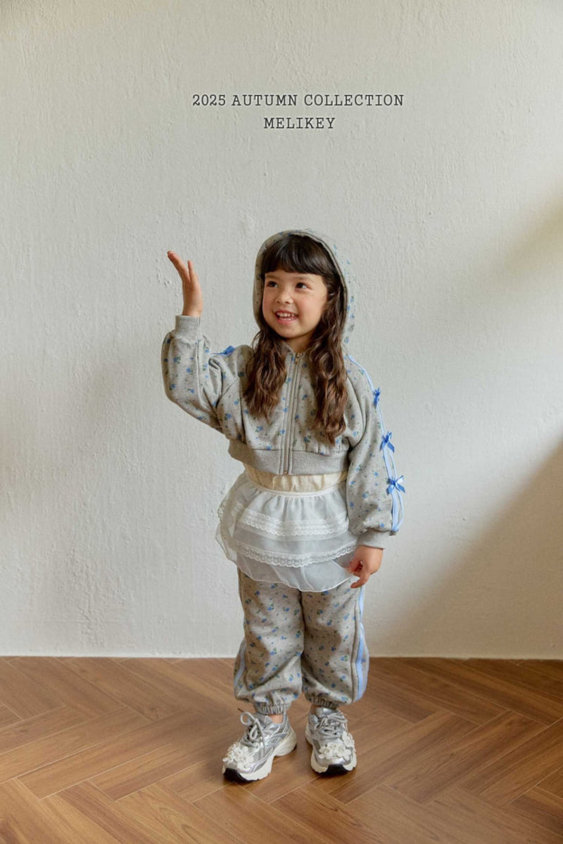 Melikey - Korean Children Fashion - #kidzfashiontrend - Flower Jogger Pants - 12