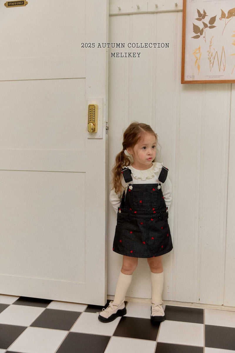 Melikey - Korean Children Fashion - #kidzfashiontrend - Lovely Suspender Skirt - 9
