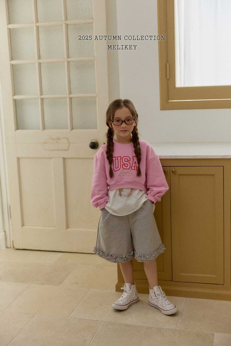 Melikey - Korean Children Fashion - #kidzfashiontrend - Rosé Frill Pants - 10