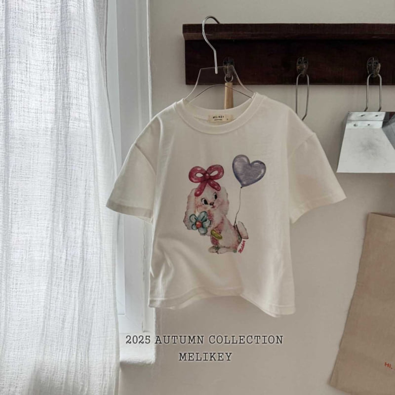 Melikey - Korean Children Fashion - #littlefashionista - Balloon Rabbit Tee - 2