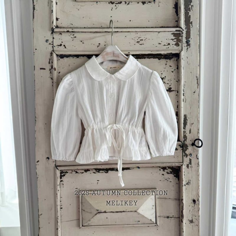 Melikey - Korean Children Fashion - #littlefashionista - Daol Frill Blouse - 2