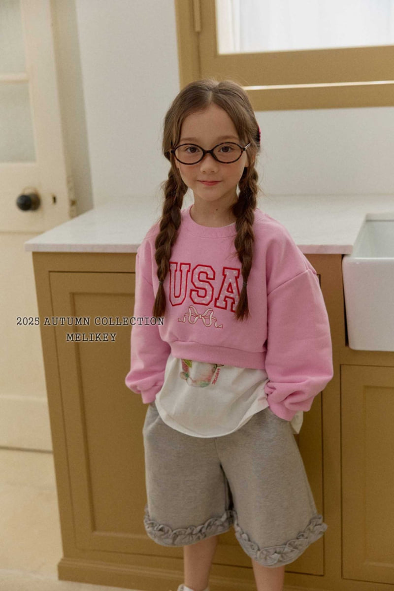Melikey - Korean Children Fashion - #littlefashionista - Rosé Frill Pants - 12